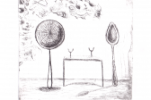 сухая игла, стекло