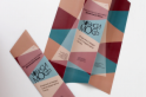 Листовка в сложенном и открытом виде