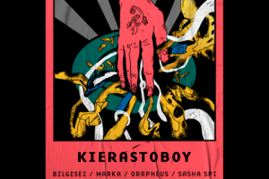 Афиша для вечеринки LUFT музыкального арт-пространства Werk