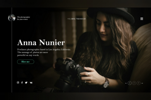 Лендинг для фотографа