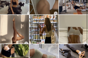 визуал фитнес-блога