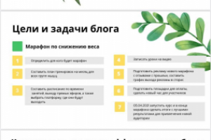 Аудит фитнес -  блога