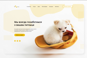 Landіng Page для ветеринарной клиники