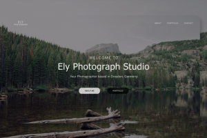 Lending page для фотографа