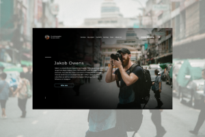 Сайт для фотографа Jakob Owens