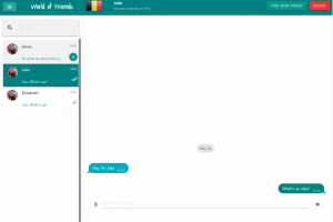 Чат знакомств "World of Friends"