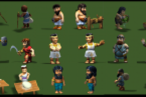 скетч, моделинг, текстурирование, риг, скин и анимация 2