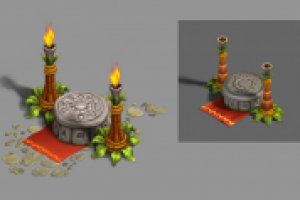 Скетч и 3D модель