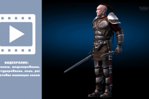 РОЛИК-тестовая анимация рига и скина