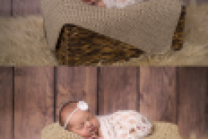 Ретушь и цветокоррекция фото новорожденного