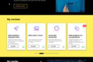 Landing Page on english