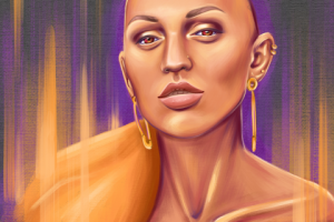 Портрет по фото @psihushka_plachet