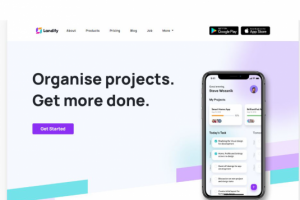 Верстка landing page Landify.