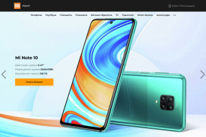 Дизайн для интернет-магазина Xiaomi