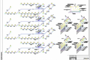Схема системы отопления административно-складского здания