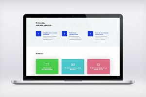 Верстка одностраничного сайта