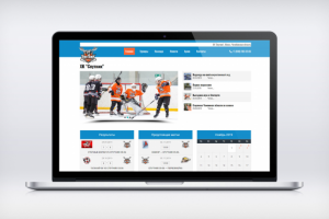 Сайт Хоккейной команды "Спутник"