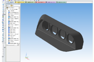 Панель/подиум BMW E34 на место центральной решетки обдува