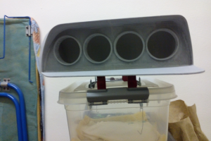 Распечатанный подиум под приборы BMW E34 (вид 2)