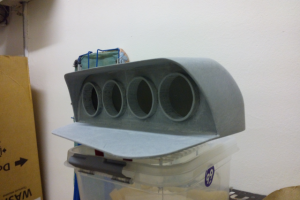 Распечатанный подиум под приборы BMW E34