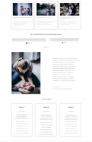 Landing Page для фотографа новорожденных во Франкфурте на Майне
