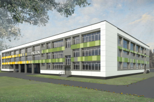 Реконструкция фасада школы