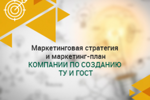 Маркетинговая стратегия компании по созданию ТУ и ГОСТ