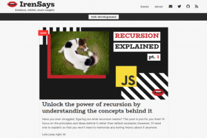 Персональный блог