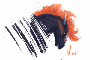 Скетч, лошадь