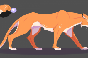 Стилизация, лев