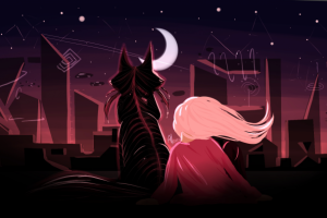 Фрагмент, 2 персонажа