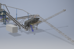 Линия переработки золотосодержащей руды