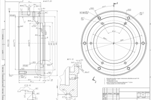 Чертеж стакана подшипника