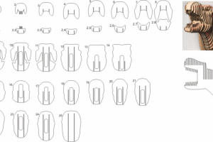 Голова дракона для резки.