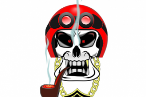 Флаг Badass-байкеров