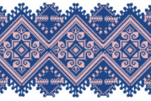 Орнамент на полотенце(отрисовка)