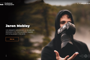 Landing page Photographer