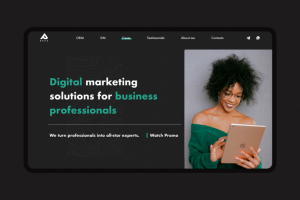 Дизайн лендинга для Диджитал агентства | "REPA"