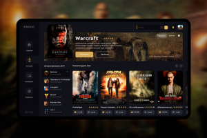 Концепт первого экрана кино сайта | "Kinogo"