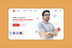 Дизайн на сайт личного портфолио