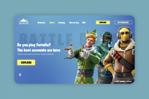 Дизайн для магазина игр