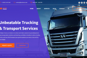 Лендинг Транспортной Компании