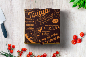 Упаковка коробки для пиццы