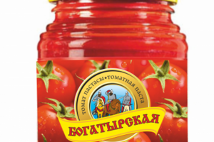 Этикетка для томатной пасты