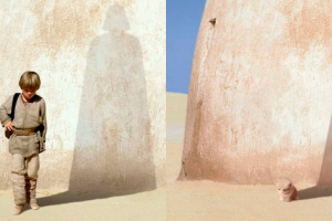 Коллаж с котом к фильму "Звёздные войны"