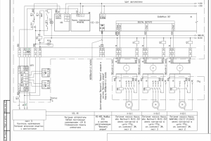Электрическая, принципиально-монтажная схема управления