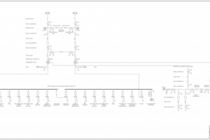 Принципиальная однолинейная схема ГПП