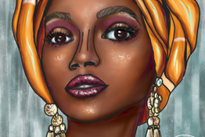 Девушка в платке