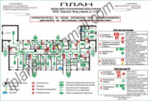 План эвакуации
