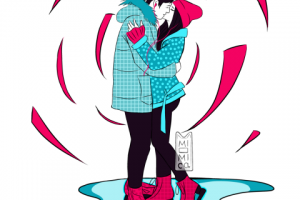 Илюстрация ко дню всех влюблённых